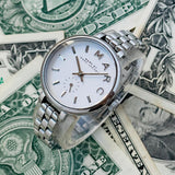 Marc Jacobs Sally White Dial Silver Steel Strap Watch for Women - MBM8642 Authentic Buy Shop Now