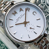 Marc Jacobs Sally White Dial Silver Steel Strap Watch for Women - MBM8642 Authentic Buy Shop Now