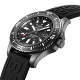 Breitling Superocean 44mm Special Volcano Black Dial Black Rubber Strap Watch for Men - M17393131B1S1 Authentic Buy Shop Now