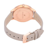 Swarovski Octea Nova Grey Dial Grey Leather Strap Watch for Women - 5295326 Authentic Buy Shop Now