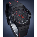 Maserati Potenza 3H STR Black Dial 42mm Leather Strap Watch For Men - R8851108010 Authentic Buy Shop Now