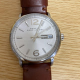 Marc Jacobs Fergus White Dial Brown Leather Strap Watch for Men - MBM5080 Authentic Buy Shop Now