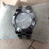Marc Jacobs Amy Grey Dial Grey Steel Strap Watch for Women - MBM3196 Authentic Buy Shop Now