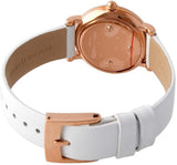 Marc Jacobs Roxy White Dial White Leather Strap Watch for Women - MJ1562 Authentic Buy Shop Now