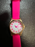 Marc Jacobs Henry White Dial Pink Leather Strap Watch for Women - MBM1237 Authentic Buy Shop Now