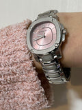 Burberry The Britain Pink Dial Silver Steel Strap Watch for Women - BBY1704 Authentic Buy Shop Now