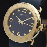 Marc Jacobs Blade Blue Dial Blue Leather Strap Watch for Women - MBM1224 Authentic Buy Shop Now