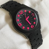 Marc Jacobs Pelly Black Dial Black Silicone Strap Watch for Women - MBM2530 Authentic Buy Shop Now