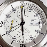 IWC Aquatimer Chronograph White Dial Black Rubber Strap Watch for Men - IW376801 Authentic Buy Shop Now