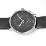 Calvin Klein High Noon Chronograph Black Dial Black Leather Strap Watch for Men - K8M271C1 Authentic Buy Shop Now
