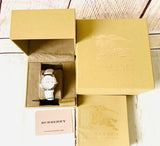 Burberry The City White Dial White Leather Strap Watch for Women - BU9128 Authentic Buy Shop Now