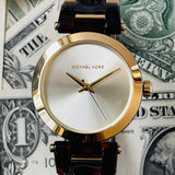 Michael Kors Delray Gold Dial Two Tone Steel Strap Watch for Women - MK4314 Authentic Buy Shop Now