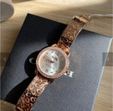 Coach Delancey Silver Dial Rose Gold Steel Strap Watch for Women - 14502355 Authentic Buy Shop Now
