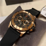 Bulova Marine Star Chronograph Black Dial Black Rubber Strap Watch for Men - 98B104 Authentic Buy Shop Now