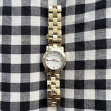 Marc Jacobs Amy Dinky White Dial Gold Steel Strap Watch for Women - MBM3226 Authentic Buy Shop Now