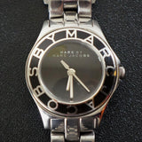 Marc Jacobs Blade Black Dial Silver Steel Strap Watch for Women - MBM3059 Authentic Buy Shop Now