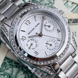 Michael Kors Blair Silver Dial SIlver Steel Strap Watch for Women - MK5612 Authentic Buy Shop Now