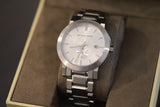 Burberry The City Silver Dial Silver Steel Strap Watch for Men - BU9900 Authentic Buy Shop Now