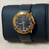 Marc Jacobs Blade Blue Dial Blue Leather Strap Watch for Women - MBM1224 Authentic Buy Shop Now