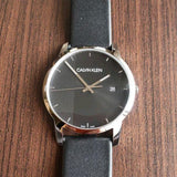 Calvin Klein City Quartz Black Dial Black Leather Strap Watch for Men - K2G2G1C1 Authentic Buy Shop Now