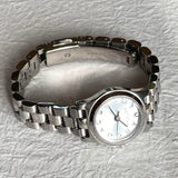 Marc Jacobs Henry Dinky Silver Dial Silver Steel Strap Watch for Women - MBM3198 Authentic Buy Shop Now