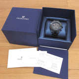 Swarovski Octea Lux Sport Chronograph Blue Dial Blue Steel Strap Watch for Women - 5610475 Authentic Buy Shop Now