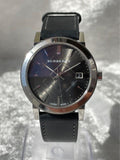 Burberry Heritage Grey Dial Black Leather Strap Watch for Men - BU9024 Authentic Buy Shop Now