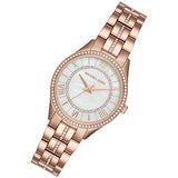 Michael Kors Lauryn Mother of Pearl Dial Rose Gold Steel Strap Watch for Women - MK3716 Authentic Buy Shop Now