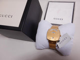 Gucci Grip Yellow Gold Dial Yellow Gold Steel Strap Unisex Watch - YA157403 Authentic Buy Shop Now