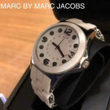 Marc Jacobs Pelly White Dial White Silicone Strap Watch for Women - MBM2503 Authentic Buy Shop Now