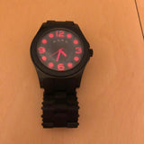 Marc Jacobs Pelly Black Dial Black Silicone Strap Watch for Women - MBM2543 Authentic Buy Shop Now