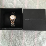 Marc Jacobs Mini Amy White Dial Silver Steel Strap Watch for Women - MBM3055 Authentic Buy Shop Now