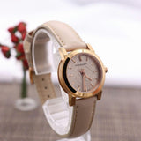 Burberry The City Gold Dial Beige Leather Strap Watch for Women - BU9210 Authentic Buy Shop Now