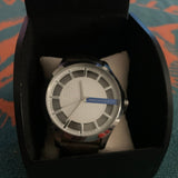 Armani Exchange Hampton Chronograph White Dial Brown Leather Strap Watch For Men - AX2187 Authentic Buy Shop Now