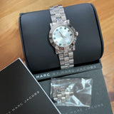 Marc Jacobs Amy White Dial Silver Steel Strap Watch for Women - MBM3217 Authentic Buy Shop Now