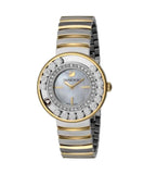 Swarovski Lovely Crystals Mother of Pearl Dial Two Tone Steel Strap Watch for Women - 1187022 Authentic Buy Shop Now