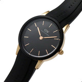 Daniel Wellington Iconic Motion Black Dial Rubber Strap Watch For Women - DW00100426 Authentic Buy Shop Now