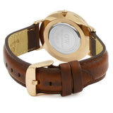 Daniel Wellington Classic St Mawes Black Dial Brown Leather Strap Watch For Men - DW00100124 Authentic Buy Shop Now