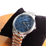 Burberry The Classic Blue Dial Silver Steel Strap Watch for Men - BU10007 Authentic Buy Shop Now