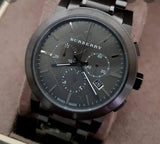 Burberry The City Grey Dial Gunmetal Grey Steel Strap Watch for Men - BU9354 Authentic Buy Shop Now