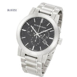 Burberry The City Black Dial Silver Steel Strap Watch for Men - BU9351 Authentic Buy Shop Now