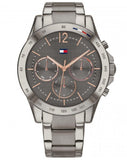 Tommy Hilfiger Haven Chronograph Quartz Grey Dial Grey Steel Strap Watch For Women - 1782196 Authentic Buy Shop Now