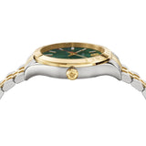 Versace Hellenium Green Dial Two Tone Steel Strap Watch for Men - VEVK00620 Authentic Buy Shop Now