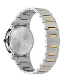 Versace Greca Logo Moonphase Black Dial Two Tone Steel Strap Watch for Men - VE7G00223 Authentic Buy Shop Now