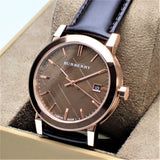 Burberry The City Brown Dial Brown Leather Strap Watch for Men - BU9013 Authentic Buy Shop Now