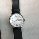 Marc Jacobs Fergus White Dial Black Leather Strap Watch for Men - MBM5076 Authentic Buy Shop Now