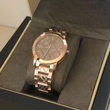 Burberry The City Rose Gold Dial Rose Gold Steel Strap Watch for Women - BU9039 Authentic Buy Shop Now