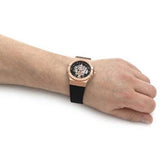 Maserati Potenza Automatic Skeleton Black Dial Black Leather Strap Watch For Men - R8821108039 Authentic Buy Shop Now