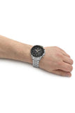 Maserati Traguardo Black Dial Silver Chronograph with Tachymeter Watch For Men - R8873612042 Authentic Buy Shop Now