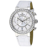 Swarovski Citra Sphere Chronograph White Dial White Leather Strap Watch for Women - 5027127 Authentic Buy Shop Now